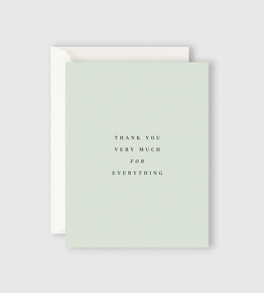 FATHER RABBIT THANKYOU CARD